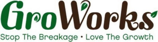 GROWORKS STOP THE BREAKAGE LOVE THE GROWTH logo
