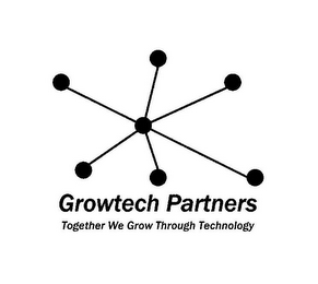 GROWTECH PARTNERS TOGETHER WE GROW THROUGH TECHNOLOGY logo