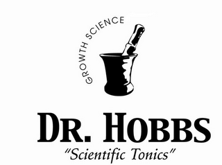 GROWTH SCIENCE DR. HOBBS "SCIENTIFIC TONICS" logo