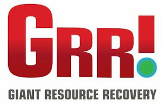 GRR! GIANT RESOURCE RECOVERY logo