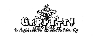 GRRPTTT! THE MAGICAL BULLETIN FROG logo