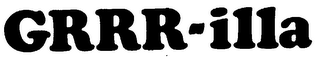 GRRR-ILLA logo