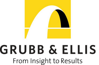 GRUBB & ELLIS FROM INSIGHT TO RESULTS logo