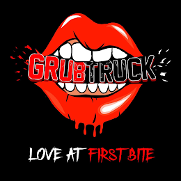 GRUBTRUCK LOVE AT FIRST BITE logo
