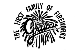 GRUCCI THE FIRST FAMILY OF FIREWORKS logo