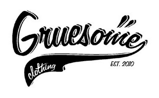 GRUESOME CLOTHING EST. 2010 logo