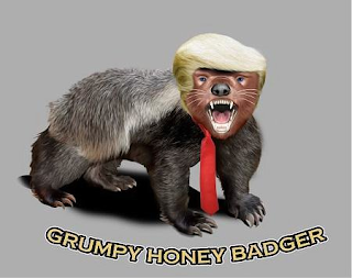 GRUMPY HONEY BADGER logo
