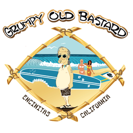 GRUMPY OLD BASTARD ENCINITAS CALIFORNIA logo