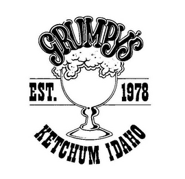 GRUMPY'S EST. 1978 KETCHUM IDAHO logo