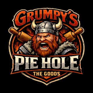 GRUMPY'S PIE HOLE THE GOODS logo