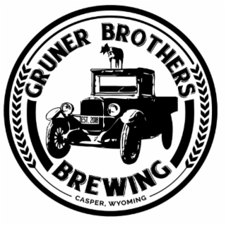GRUNER BROTHERS BREWING CASPER, WYOMING EST. 2018 logo