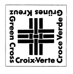 GRUNES KREUZ CROCE VERDE CROIX-VERTE GREEN CROSS logo