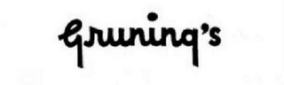 GRUNING'S logo