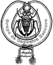 GRUPO DE CAPOEIRA BESOURO FUNDADOR MESTRE BEIÇOLA ANGOLA ESTILIZADA logo