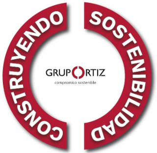 GRUPO ORTIZ COMPROMISO SOSTENIBLE CONSTRUYENDO SOSTENIBILIDAD logo