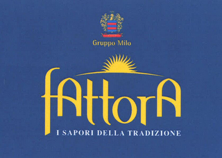 GRUPPO MILO, FATTORA, I SAPORI DELLA TRADIZIONE logo