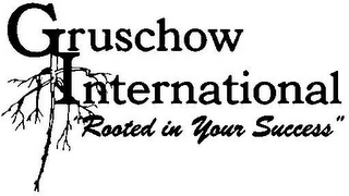 GRUSCHOW INTERNATIONAL "ROOTED IN YOUR SUCCESS" logo