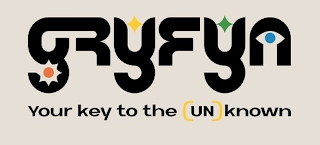 GRYFYN YOUR KEY TO THE (UN)KNOWN logo