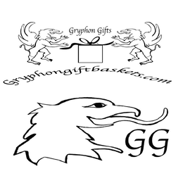 GRYPHON GIFTS, GG, GRYPHONGIFTBASKETS.COM logo