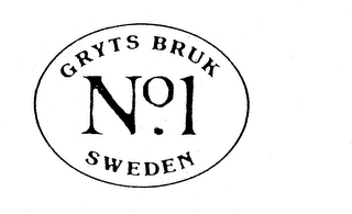 GRYTS BRUK NO. 1 SWEDEN logo