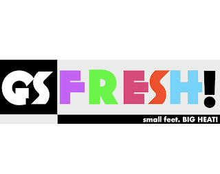GS-FRESH! SMALL FEET. BIG HEAT! logo