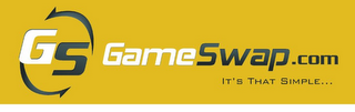 GS GAMESWAP.COM IT'S THAT SIMPLE... logo