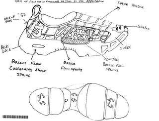 GS GATOR SPORT GYM SHOES logo