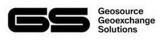 GS GEOSOURCE GEOEXCHANGE SOLUTIONS logo