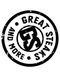 GS GREAT STEAKS GS AND MORE logo
