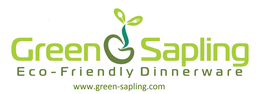 GS GREEN SAPLING ECO - FRIENDLY DINNERWARE WWW.GREEN-SAPLING.COM logo