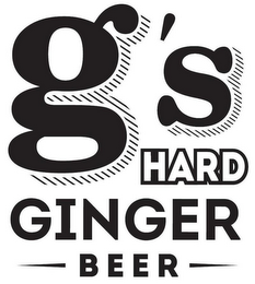 G'S HARD GINGER BEER logo