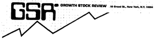 GSA GROWTH STOCK REVIEW logo