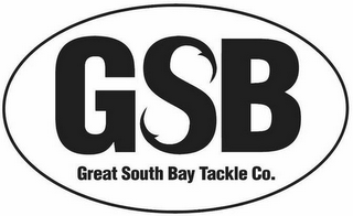 GSB GREAT SOUTH BAY TACKLE CO. logo