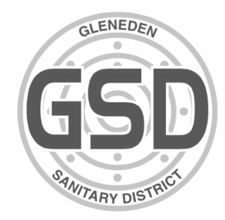 GSD GLENEDEN SANITARY DISTRICT logo