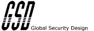 GSD GLOBAL SECURITY DESIGN logo
