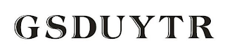 GSDUYTR logo