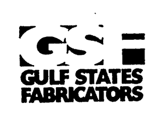 GSF GULF STATES FABRICATORS logo