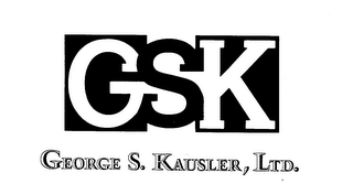 GSK GEORGE S. KAUSLER, LTD. logo