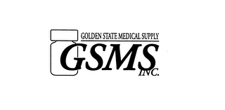 GSMS INC. GOLDEN STATE MEDICAL SUPPLY logo