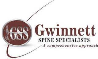 GSS GWINNETT SPINE SPECIALISTS A COMPREHENSIVE APPROACH logo