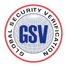 GSV GLOBAL SECURITY VERIFICATION logo