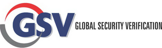 GSV GLOBAL SECURITY VERIFICATION logo