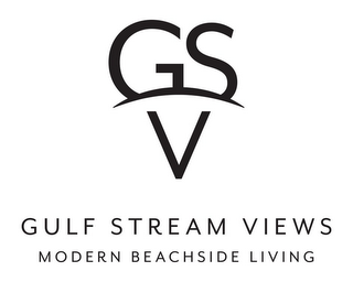 GSV GULF STREAM VIEWS MODERN BEACHSIDE LIVING logo