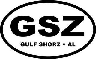 GSZ GULF SHORZ · AL logo