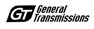 GT GENERAL TRANSMISSIONS logo
