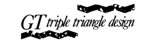 GT TRIPLE TRIANGLE DESIGN logo