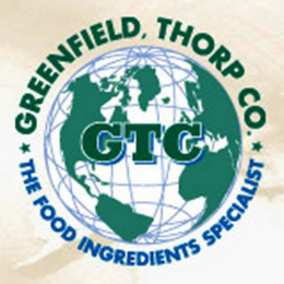 GTC GREENFIELD THORP THE FOOD INGREDIENTS SPECIALIST logo