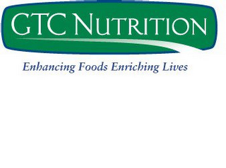 GTC NUTRITION ENHANCING FOODS ENRICHING LIVES logo