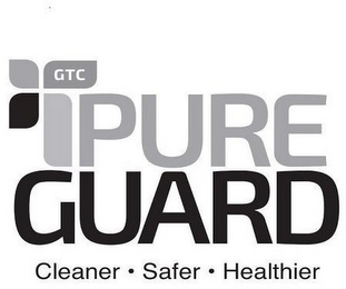 GTC PURE GUARD CLEANER  ·  SAFER  · HEALTHIER logo