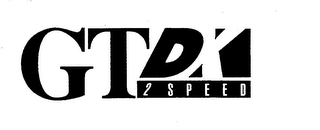 GTDX 2 SPEED logo